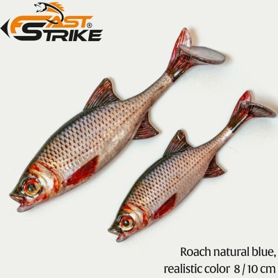 Shad Fast Strike Roach, RNB Roach Natural Blue, 10cm, 9g foto