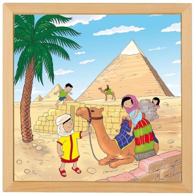 Puzzle Minunile Lumii Piramide - Educo foto