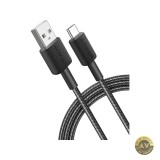 Cablu Date si Incarcare USB-A - USB-C Anker 322 18W 0.9m Negru A81H5G11