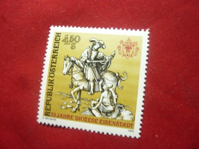 Serie AUSTRIA 1985 - Sf.Martin , 1 valoare foto
