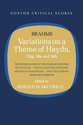 Variations on a Theme of Haydn: Norton Critical Score foto