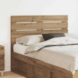 vidaXL Tăblie cap cu headboard Stejar Artizanal 135 cm Lemn compozit 888212