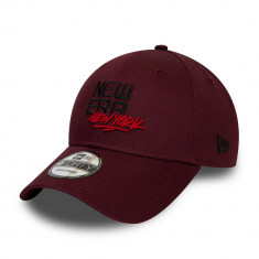 Sapca New Era 9forty New York US Rosu Bordeaux - Cod 1588734548 foto