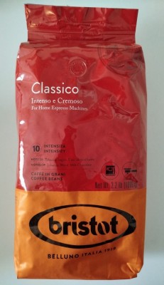 Cafea boabe Bristot Classico 1kg x 2buc. foto