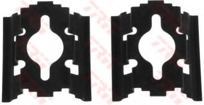 Set accesorii, placute frana FIAT DUCATO platou / sasiu (230) (1994 - 2002) TRW PFK507 foto