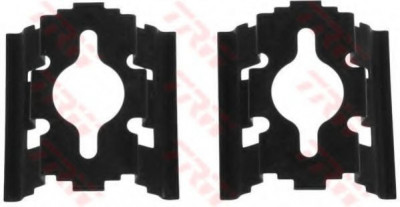 Set accesorii, placute frana PEUGEOT BOXER platou / sasiu (ZCT) (1994 - 2002) TRW PFK507 foto