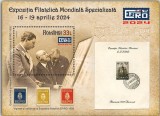 ROMANIA 2924 EXPOZITIA FILATELICA MONDIALA EFIRO - Colita dantelata LP.2462a MNH