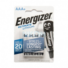 AAA L92 Energizer Ultimate Lithium 1250mAh 1.5V Con?inutul pachetului 1x Blister foto
