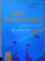 LIMBA SI LITERATURA ROMANA. MODELE DE REZOLVARE A SUBIECTELOR PENTRU PROBA SCRISA A EXAMENULUI DE BAC 2009-M.H. foto