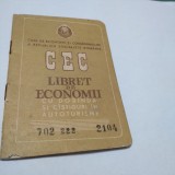 Cumpara ieftin LIBRET DE ECONOMII CEC 1976