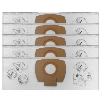 Makita P-72899 Set 5 Saci praf textil pentru VC - 0088381703550