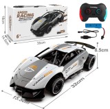 Cumpara ieftin Masina curse de mare viteza cu telecomanda, incarcare USB, acumulator inclus, 32x15.5x8.5cm