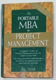 THE PORTABLE MBA IN PROJECT MANAGEMENT by ERIC VERZUH , 2003