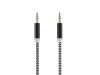 Cablu Audio Tellur Basic Jack 3.5mm, 1m, Negru, Conectori Placati Aur, Nailon Durabil
