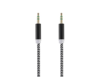 Cablu audio Tellur Basic jack 3.5mm, 1m, negru foto