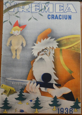 Ziarul Vremea, numar omagial de Craciun, 1936, 40 pag.+ coperte brosate, Anestin foto