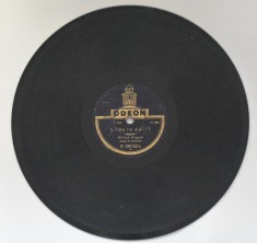 Alfred Pagoni - Unde te duci? / Tu stii - disc ebonita patefon/gramofon Odeon