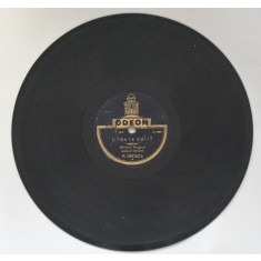 Alfred Pagoni - Unde te duci? / Tu stii - disc ebonita patefon/gramofon Odeon