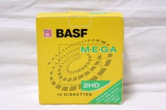 Cutie 10 dischete floppy disk 3.5&amp;quot; BASF 2HD 1.44MB - sigilate foto