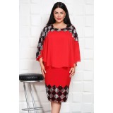 Rochie de Ocazie Emporia Rosu - 56Marimea