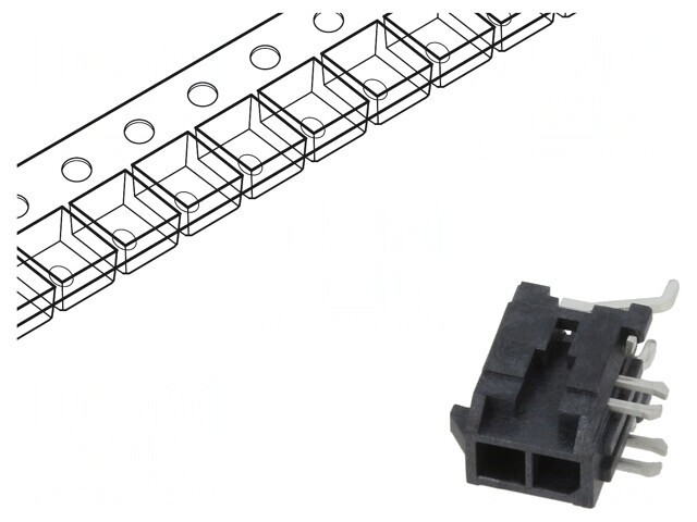 Conector Micro-Fit 3.0 3mm 2 pini 2x1