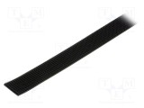 Bandă arici 3M W: 25mm L: 1m Thk: 5,7mm cauciuc neagră