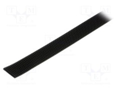 Bandă arici 3M W: 25mm L: 1m Thk: 5,7mm cauciuc neagră