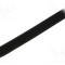 Bandă arici 3M W: 25mm L: 1m Thk: 5,7mm cauciuc neagră