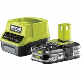 Set incarcator si acumulator 1.5Ah, Ryobi, RC18120-115