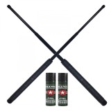 Cumpara ieftin Set autoaparare IdeallStore&reg;, format din doua bastoane telescopice 50 cm si doua sprayurijet 60 ml