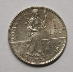 1 LEU 1914 . DETALII EXCELENTE . foto