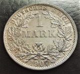 GERMANIA - 1 Mark 1907 A Berlin - Argint .900 - Imperiul German - Marca, Europa