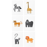 TATTonMe AR Set African Animals tatuaj pentru copii 3 y+ 6 buc