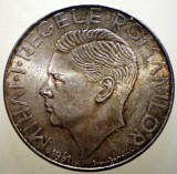 R.206 ROMANIA MIHAI I STEFAN CEL MARE 500 LEI 1941 XF ARGINT