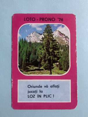 Calendar 1976 loto prono foto