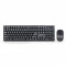 Kit Tastatura + Mouse GEMBIRD KBS-W-01, Wireless , US layout, Negru