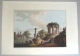 Luigi Mayer &quot;Vedere de langa Bucuresti&quot; aquatinta 1809, Istorice, Cerneala, Altul