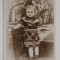 FOTOGRAFIE C.D.V. , STUDIO KELLER , LINDAU , FETITA PE SCAUN , CCA. 1900