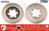 Disc frana NISSAN NAVARA platou / sasiu (D22) (1997 - 2016) TRW DF4553