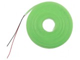 Bandă LED Neon Verde 2835, 120 LED/m, 6mm, IP65, 8W/m, Grosime 12mm