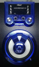 Boxa bluetooth, GR-WKS140, radio, mp3, auxiliar + microfon karaoke foto