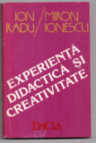 Experienta didactica si creativitate de ioan miron si radu ionescu