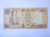 Cipru 1 Lira 2001,bancnota din imagini la cel mai mic pret