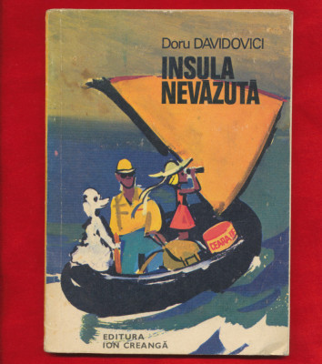 Doru Davidovici &amp;quot;Insula nevazuta&amp;quot; Editura Ion Creanga, 1976 foto