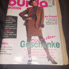 Revista de moda BURDA-originala-luna 10/1995,de colectie,in Germana,supli.Romana