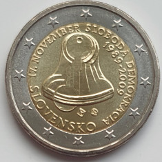 Slovacia 2 euro 2009 UNC - 20th Anniversary of Freedom - km 107 - E001