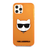 Cumpara ieftin Husa Karl Lagerfeld Choupette Head pentru iPhone 12 Pro Max Portocaliu
