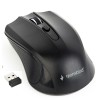 MOUSE GEMBIRD, PC sau NB, wireless, 2.4GHz, optic, 1600 dpi, butoane/scroll 4/1, , negru, &quot;MUSW-4B-04&quot; (timbru verde 0.18 lei)