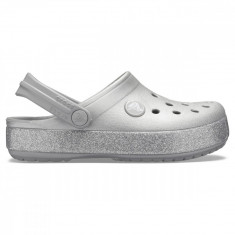 Sabo?i Fete casual Crocs Kids&amp;#039; Crocband Glitter Clog foto