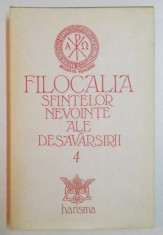 FILOCALIA SFINTELOR NEVOINTE ALE DESAVARSIRII , TRAD. INTROD. NOTE de DUMITRU STANILOAE , EDITIA A II A , VOL IV , 1994 foto